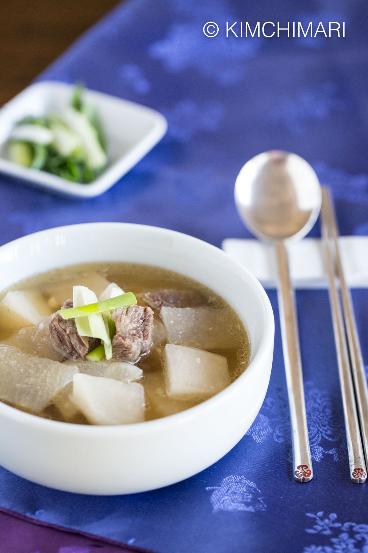 Korean Beef and Radish Soup (Mu Guk)
