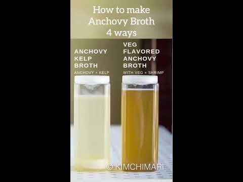 How to make Anchovy Broth (4 ways)