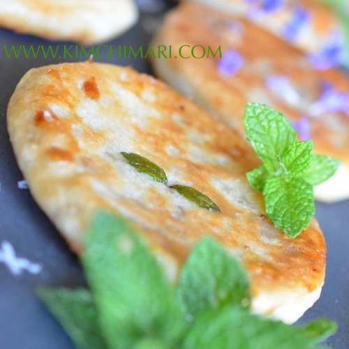 Mint Hotteok/Hodduck (Korean Sweet Pancake)